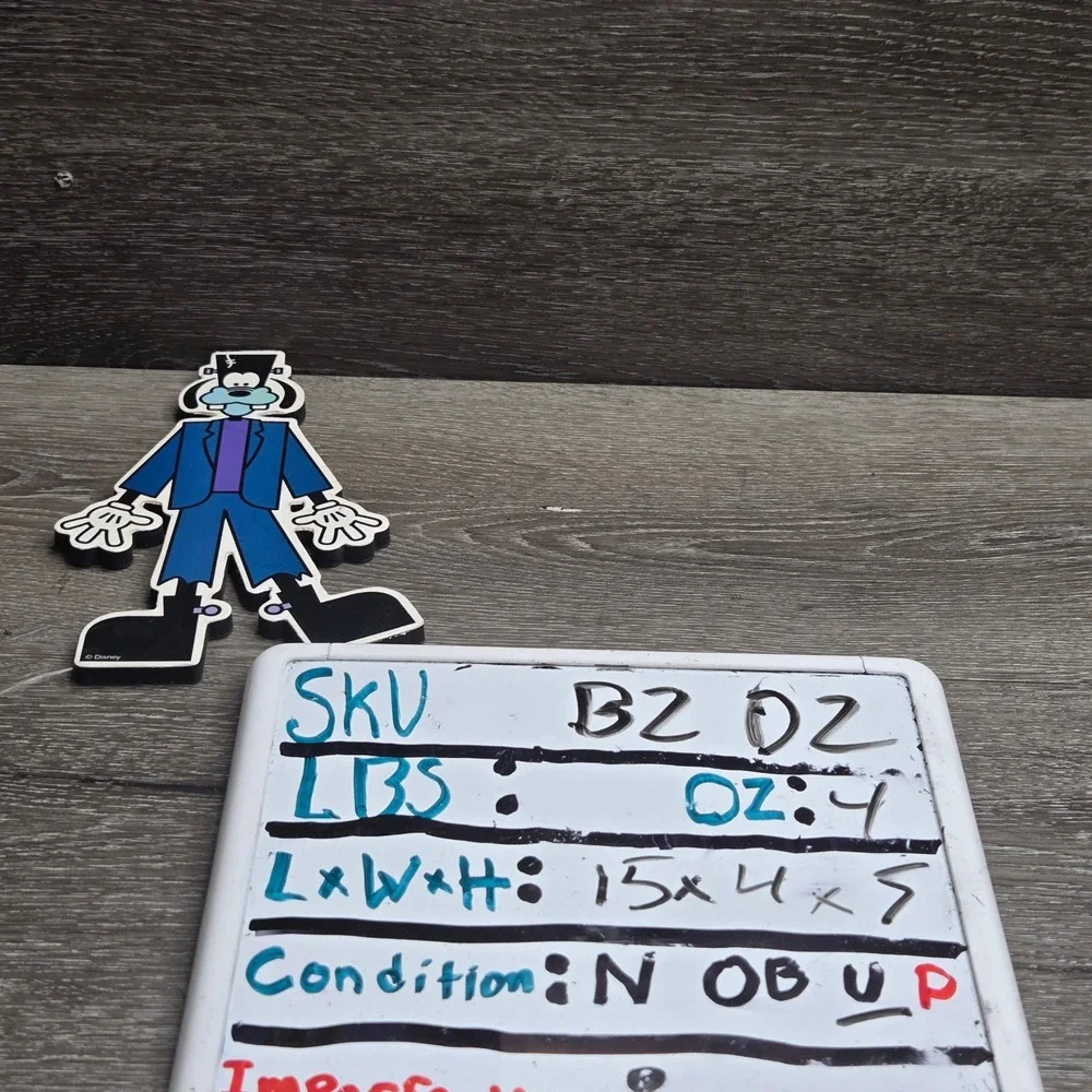 Disney Goofy Frankenstein Monster Foam Wall Magnet Sign Cutout Halloween